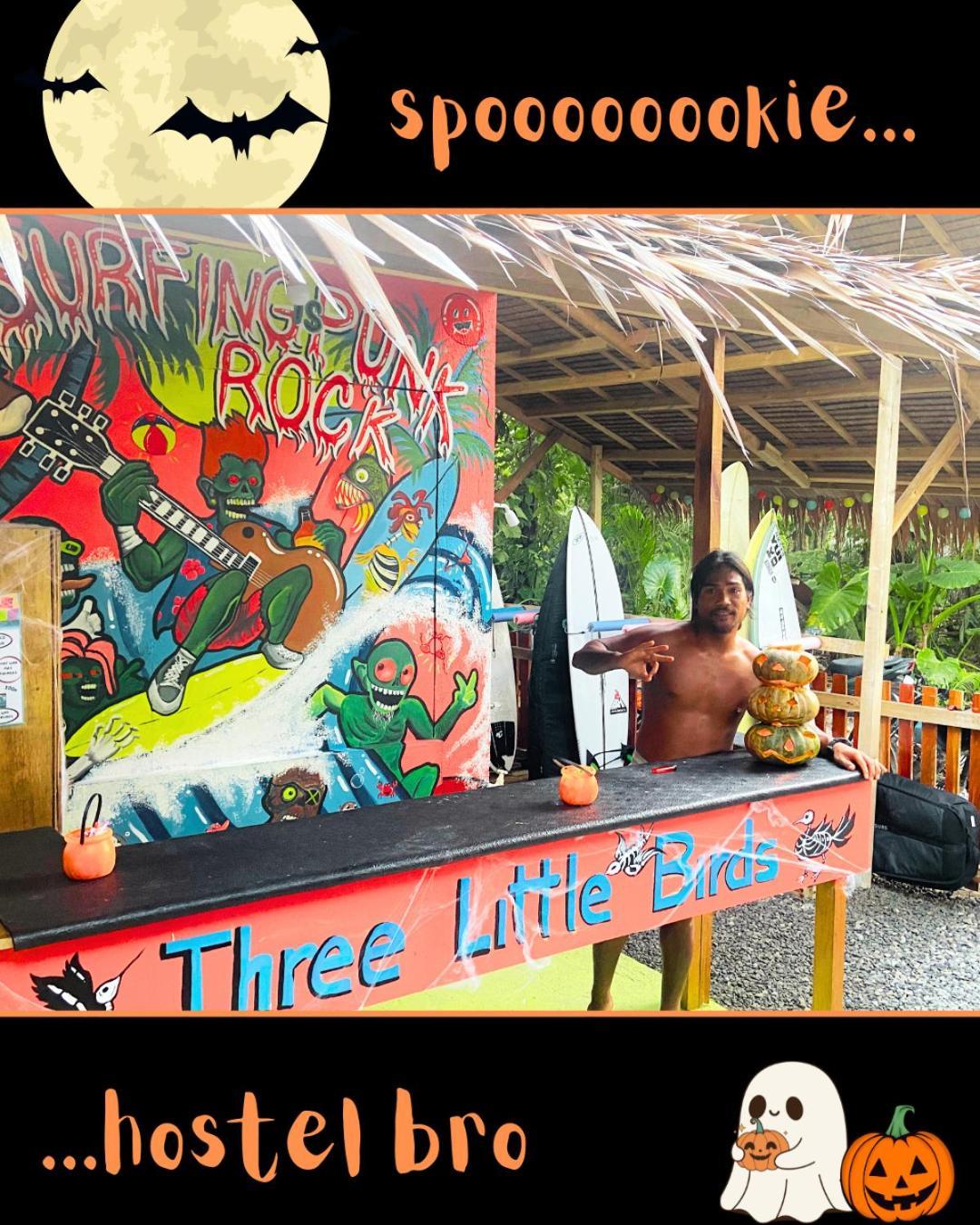 Three Little Birds Surf Hostel General Luna  Ngoại thất bức ảnh